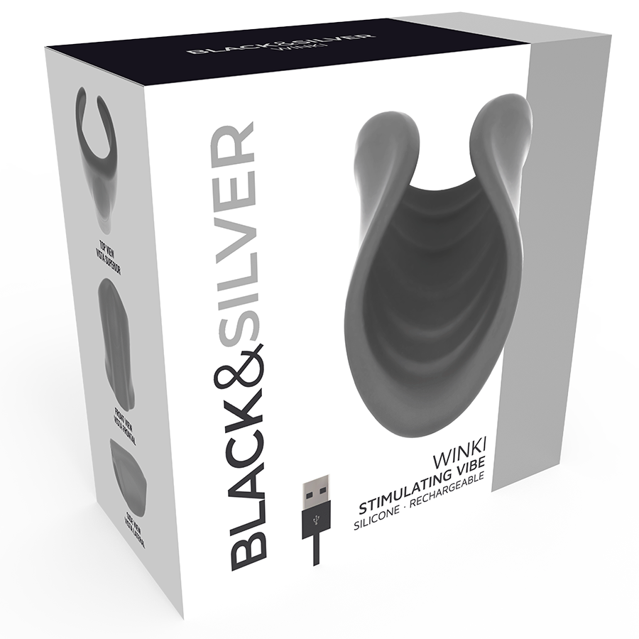 Black&Silver Winki Masturbator | Niks.fi verkkokauppa