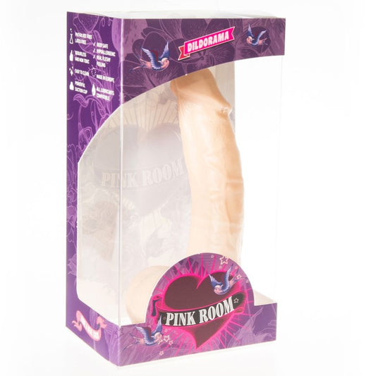 Pink Room Connor Realistic Dildo Flesh 16 Cm | Niks.fi verkkokauppa