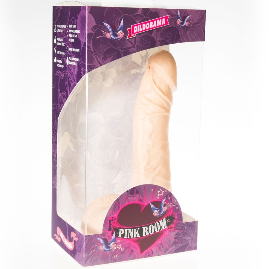 Pink Room Eban Realistic Dildo Flesh 19 Cm | Niks.fi verkkokauppa