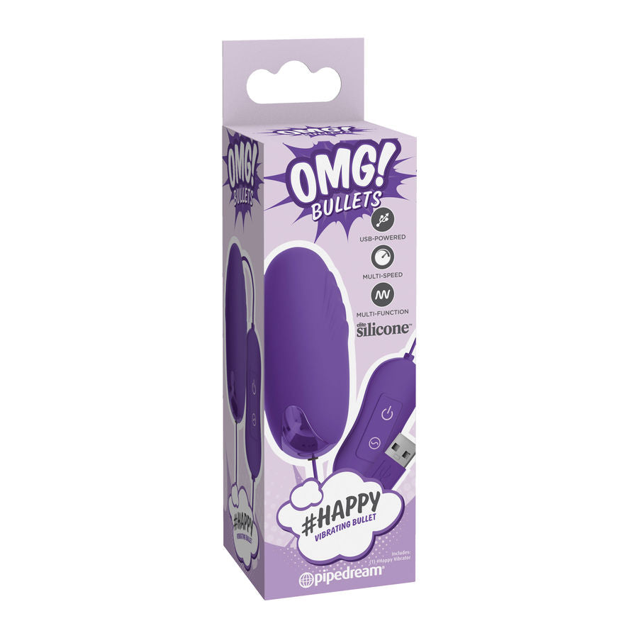 Omg Happy Powerful Lilac Vibrator Bullet | Niks.fi verkkokauppa