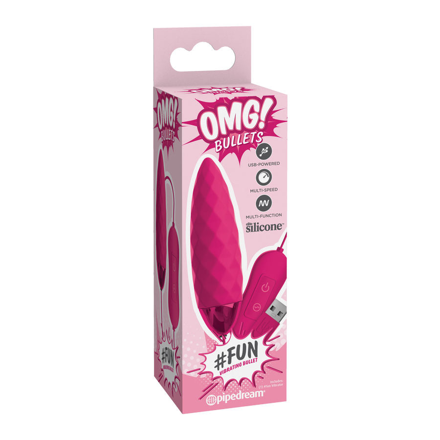 Omg Fun Vibrating Bullet Pink Luxe | Niks.fi verkkokauppa