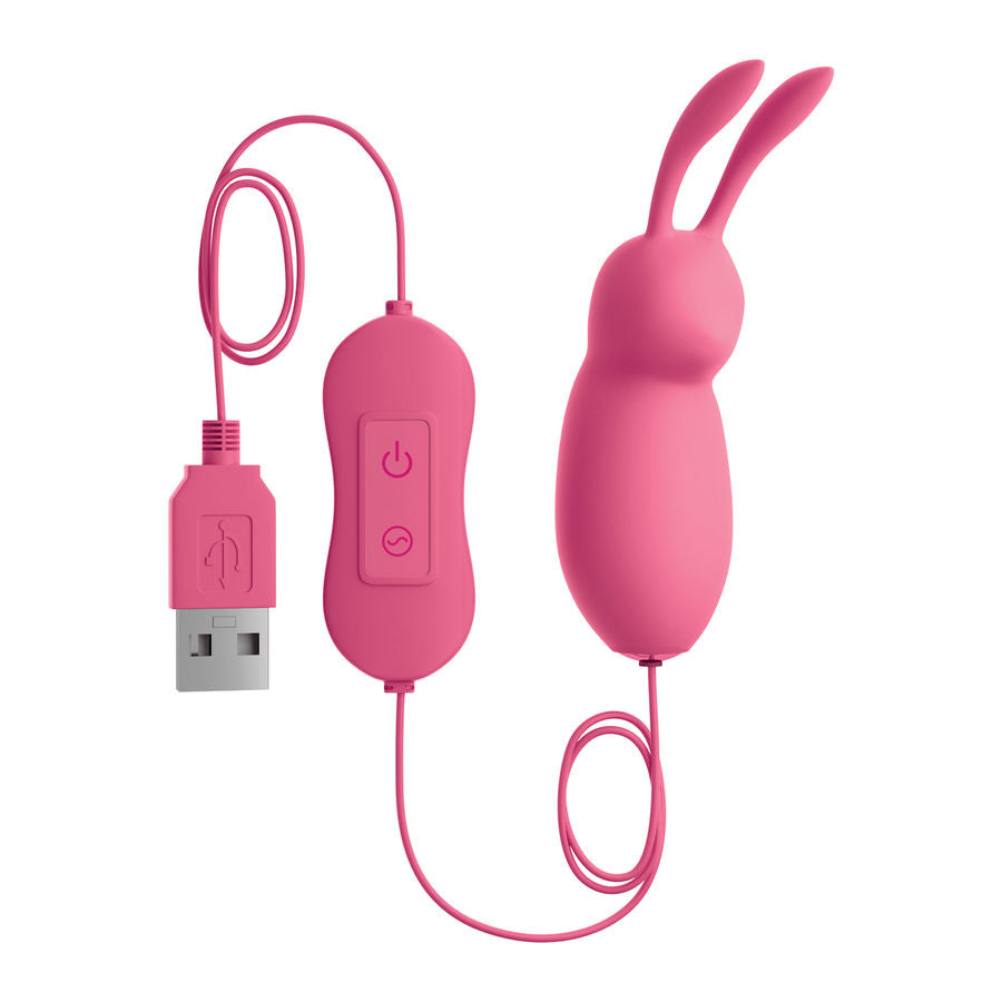 Omg Cute Rabbit Powerful Pink Vibrator Usb | Niks.fi verkkokauppa