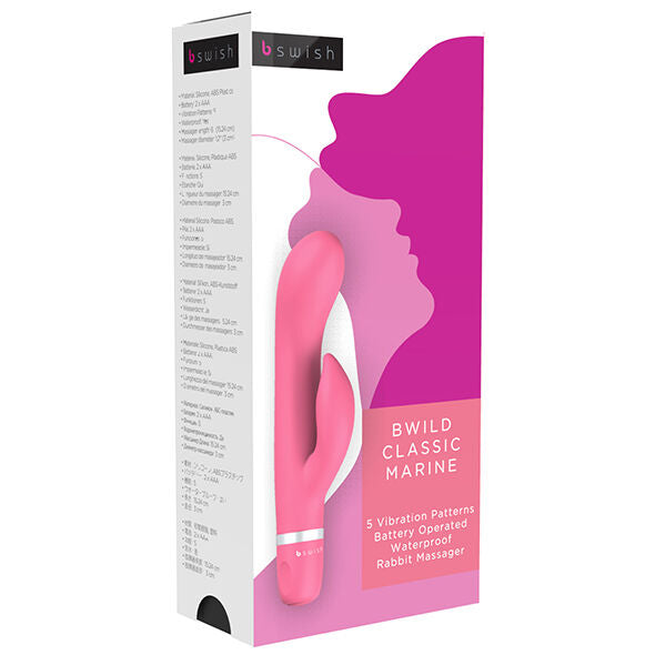 Bwild Classic Marine Rabbit Vibraattori Guava | Niks.fi verkkokauppa