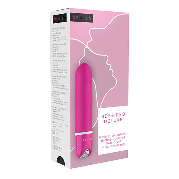 B Swish Bdesired Deluxe Pink Vibrator | Niks.fi verkkokauppa