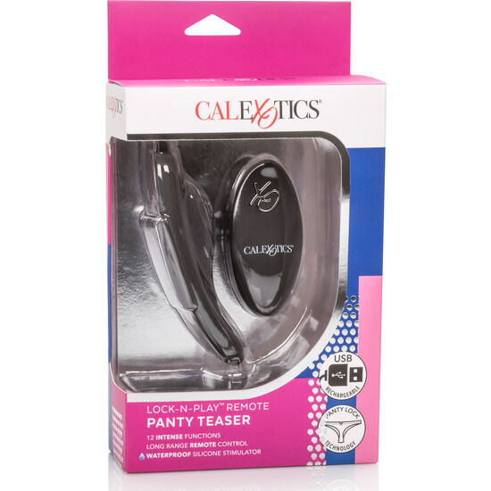 Calexotics Xo Remote Lock N Play Panty Teaser | Niks.fi verkkokauppa