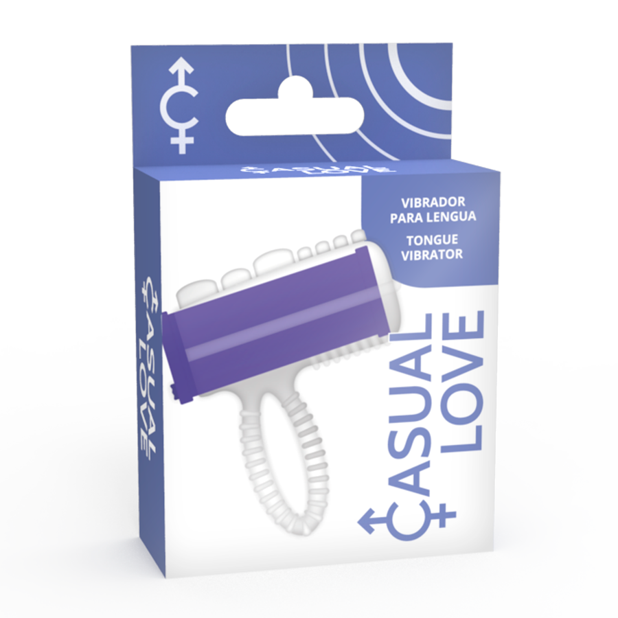 Casual Love Ring Tongue Vibrating Purple | Niks.fi verkkokauppa