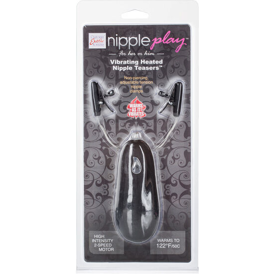Calexotics Vibr Heated Nipple Teasers Black | Niks.fi verkkokauppa