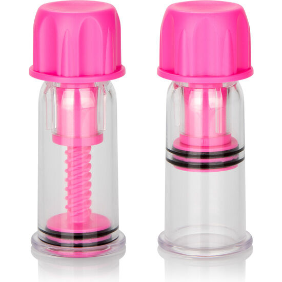 Calexotics Vacuum Twist Suckers Pink | Niks.fi verkkokauppa