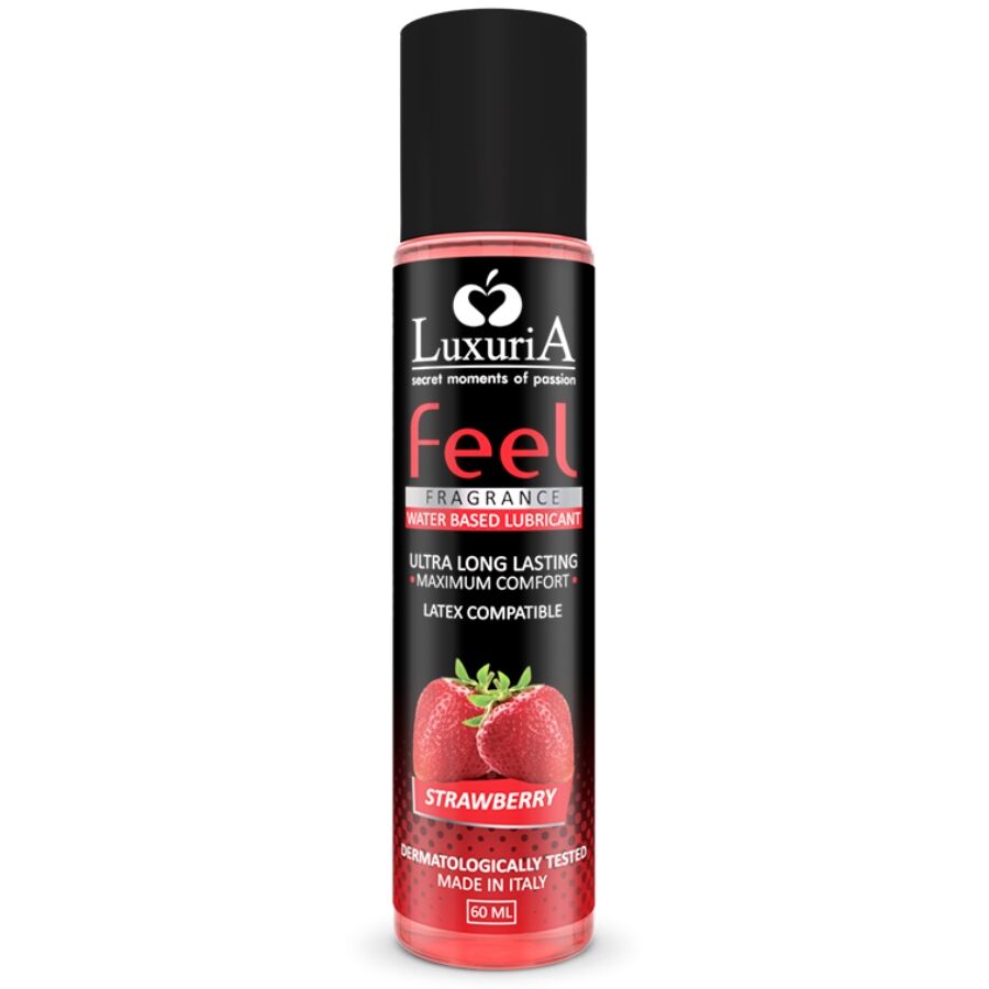 Intimatelineluxuria Feel Strawberry Water Based Lubricant 60 Ml | Niks.fi verkkokauppa
