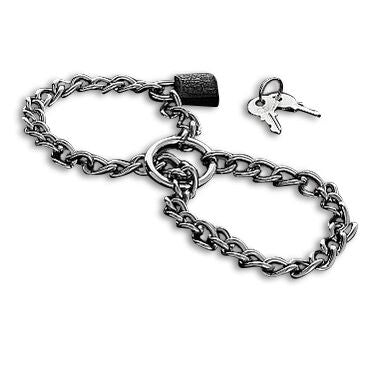 Handcuffs With Stainless Steel Chain. | Niks.fi verkkokauppa