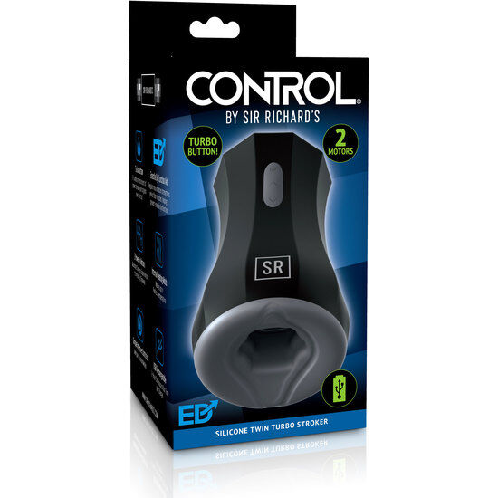 Sir Richards Silicone Twin Turbo Stroker | Niks.fi verkkokauppa