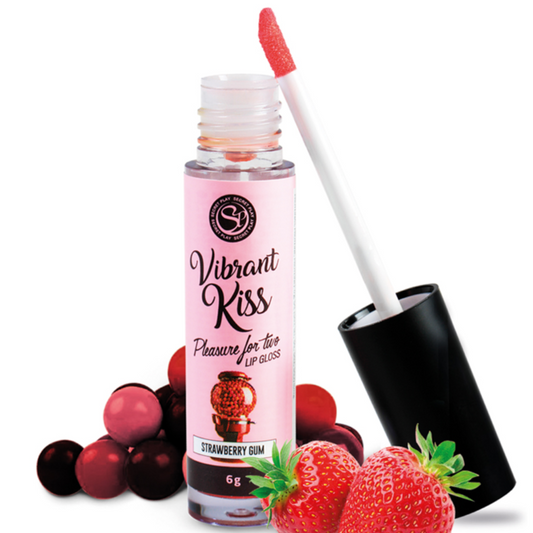 Secretplay Lip Gloss Vibrant Kiss Strawberry Gum | Niks.fi verkkokauppa