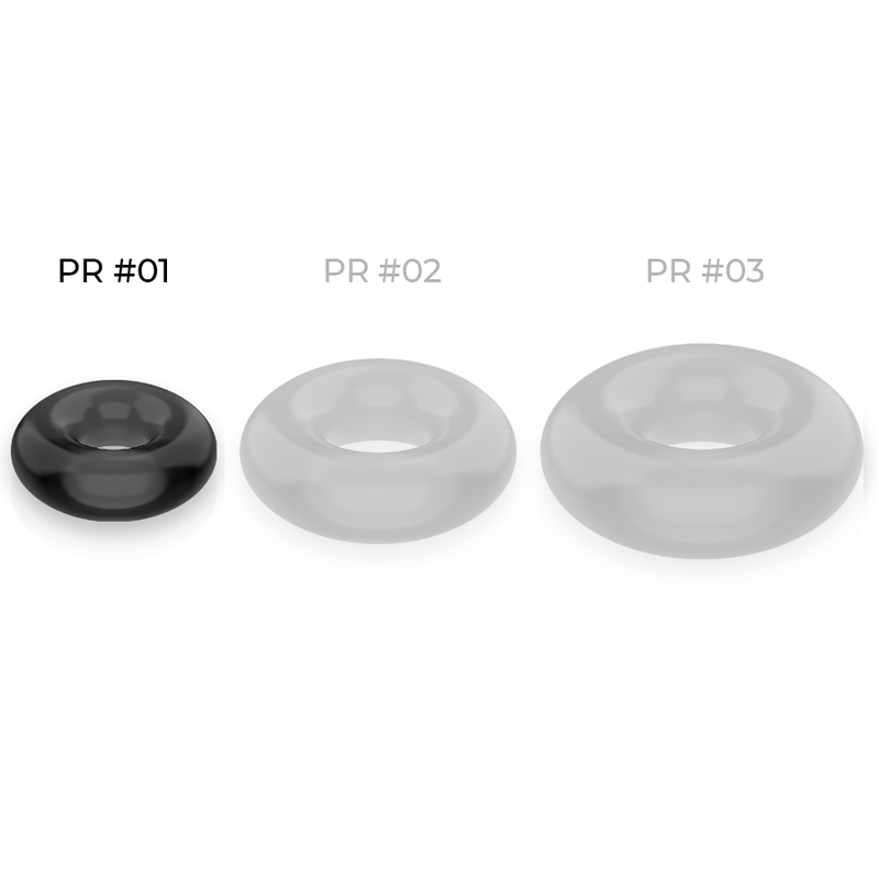 Powering Super Flexible And Resistant Penis Ring 3.5Cm Black | Niks.fi verkkokauppa