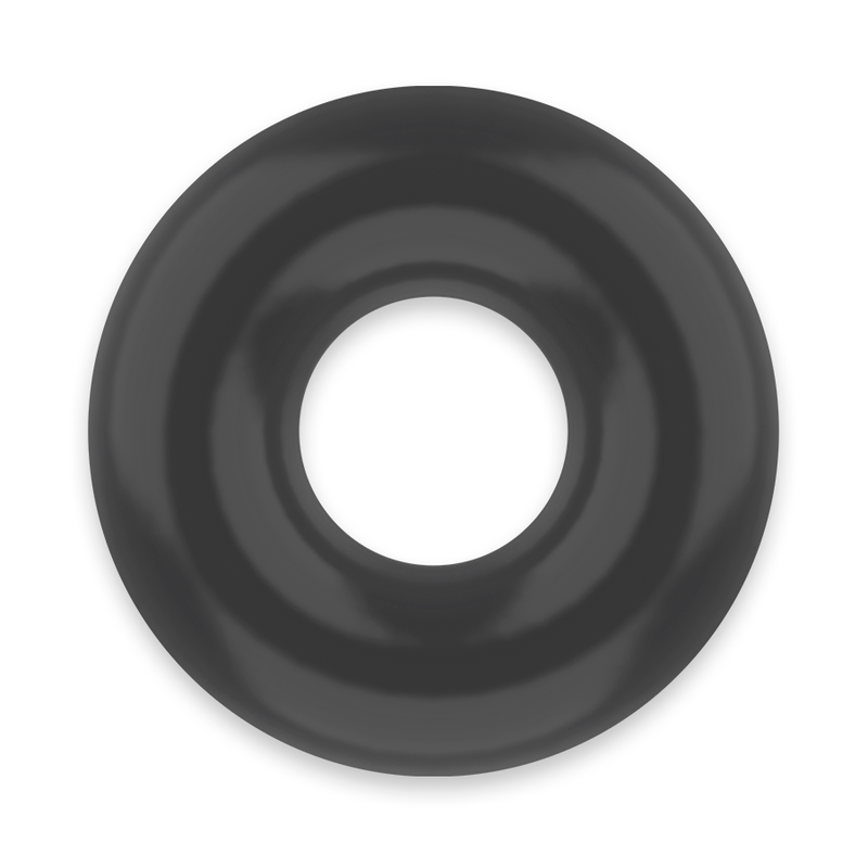 Powering Super Flexible And Resistant Penis Ring 4.5Cm Black | Niks.fi verkkokauppa
