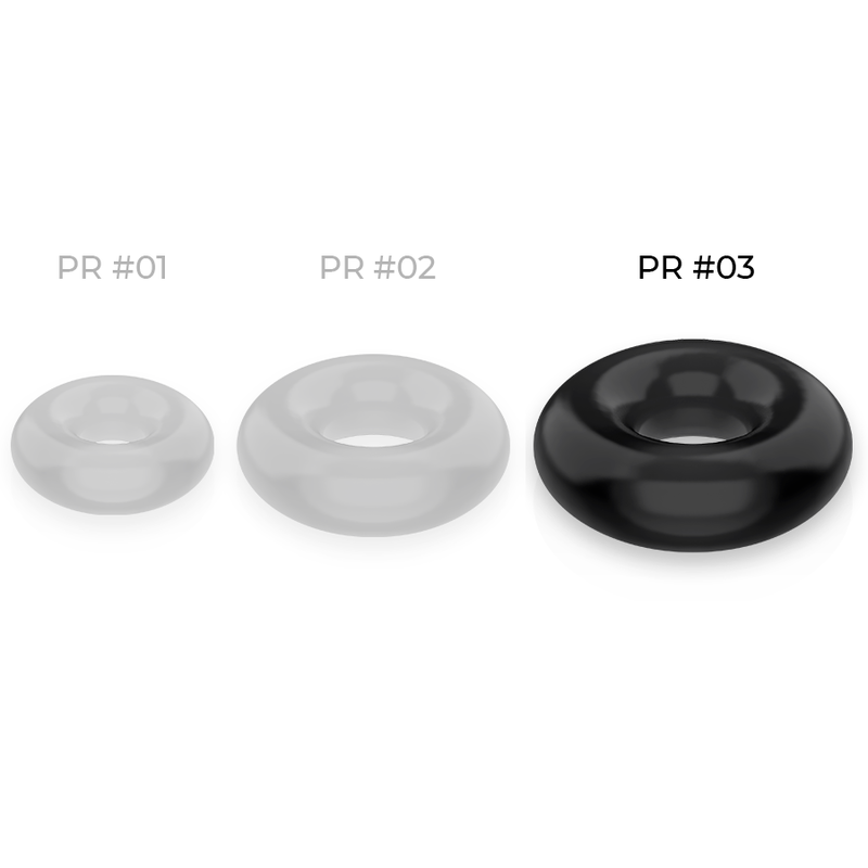 Powering Super Flexible And Resistant Penis Ring 5Cm Pr03 Black | Niks.fi verkkokauppa