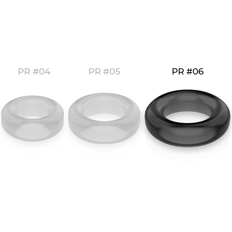 Powering Super Flexible And Resistant Penis Ring 5.5Cm Pr06 Black | Niks.fi verkkokauppa