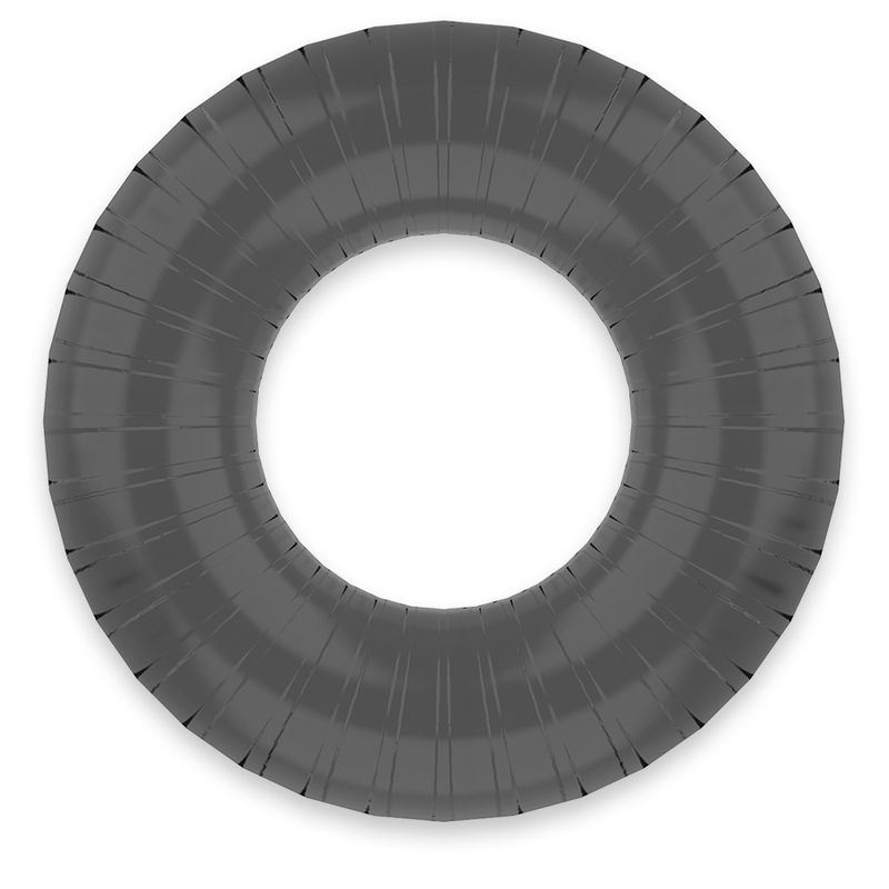 Powering Super Flexible And Resistant Penis Ring 4.5Cm Pr07 Black | Niks.fi verkkokauppa