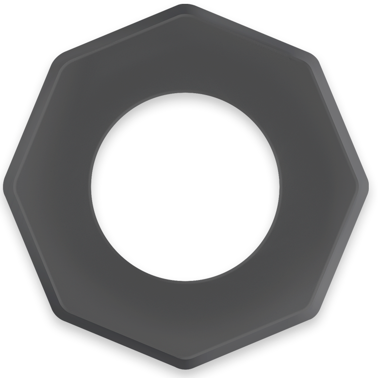 Powering Super Flexible And Resistant Penis Ring 5Cm Pr10 Black | Niks.fi verkkokauppa