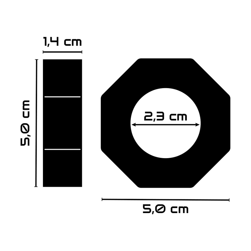 Powering Super Flexible And Resistant Penis Ring 5Cm Pr10 Clear | Niks.fi verkkokauppa
