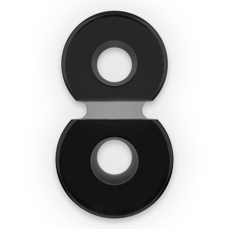 Powering Super Flexible And Resistant Double Penis Ring Pr09 Black | Niks.fi verkkokauppa