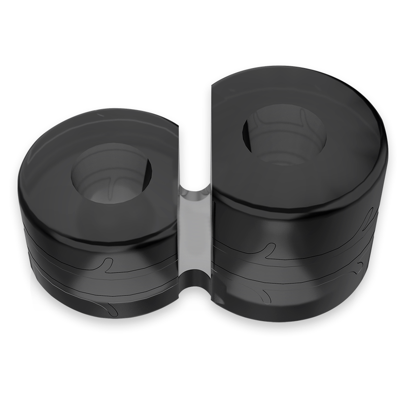 Powering Super Flexible And Resistant Double Penis Ring Pr09 Black | Niks.fi verkkokauppa