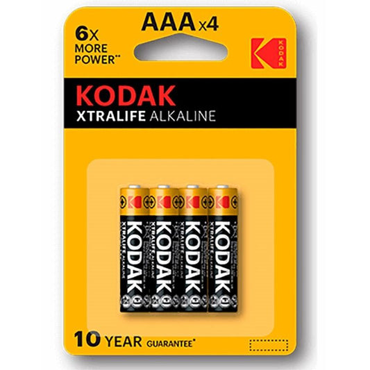 Kodak Xtralife Alkaline Battery Aaa Lr03 Blister * 4 | Niks.fi verkkokauppa
