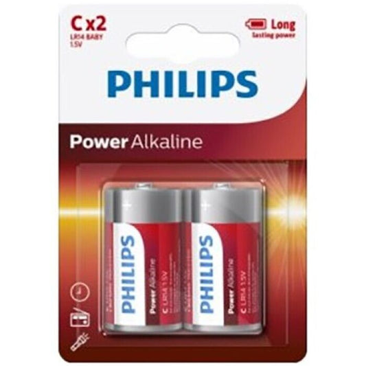 Philips Power Batteries Pila C Lr14 Pack 2 | Niks.fi verkkokauppa