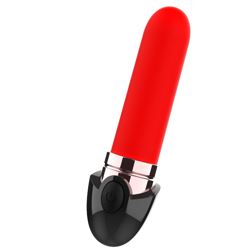 Coquette Toys Vibrator Rechargeable Lipstick Black/ Gold | Niks.fi verkkokauppa
