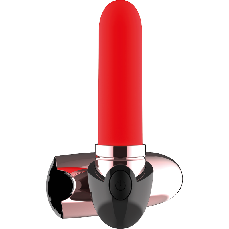 Coquette Toys Vibrator Rechargeable Lipstick Black/ Gold | Niks.fi verkkokauppa