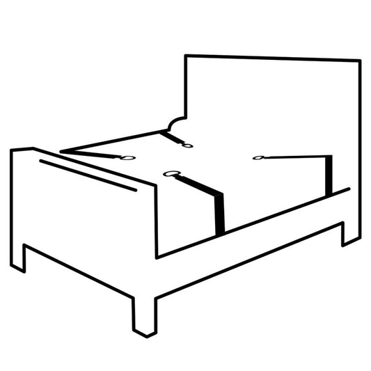 Darkness Bed Ties Set | Niks.fi verkkokauppa