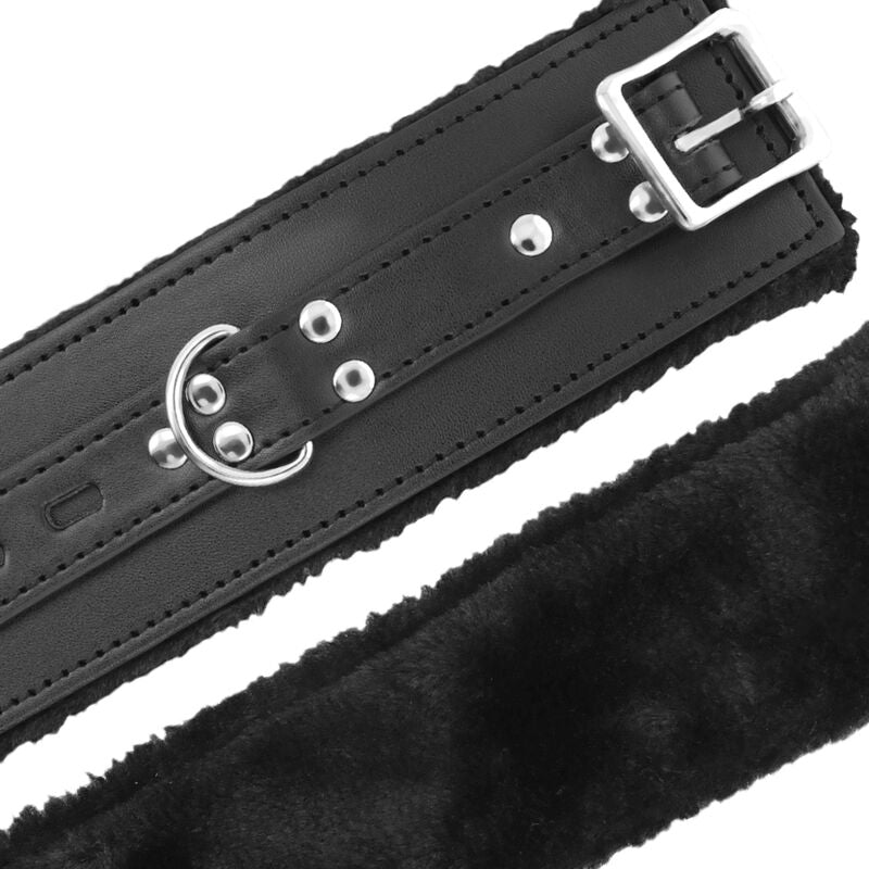 Darkness Black Lined Bdsm Handcuffs | Niks.fi verkkokauppa
