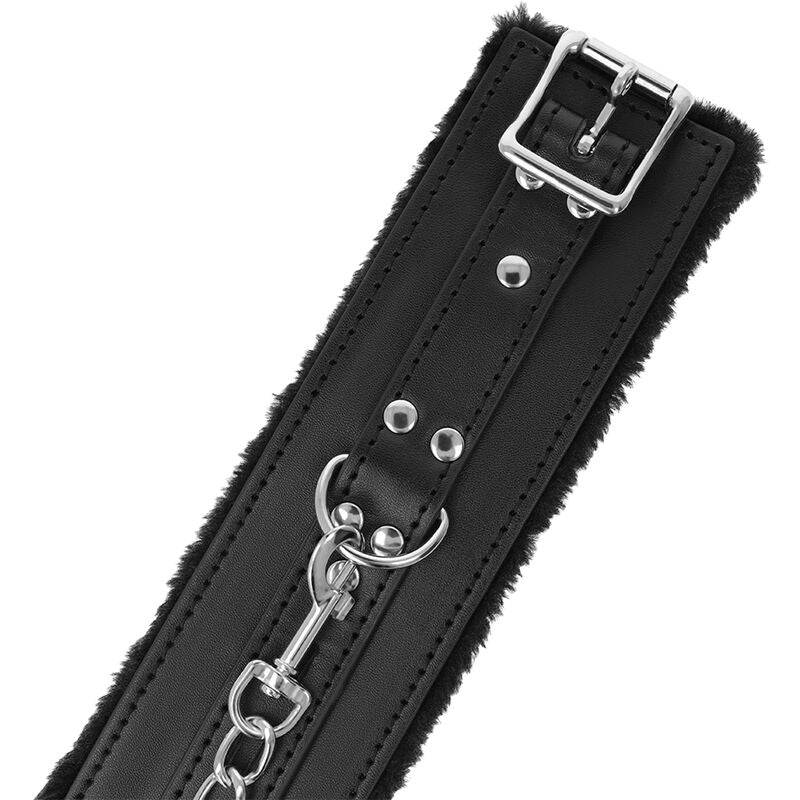 Darkness Black Lined Bdsm Handcuffs | Niks.fi verkkokauppa