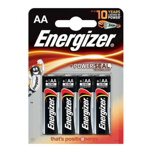 Energizer Alkaline Power Battery Aa Lr6 *4 | Niks.fi verkkokauppa