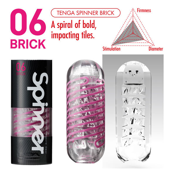 Tenga Spinner Masturbator Brick | Niks.fi verkkokauppa