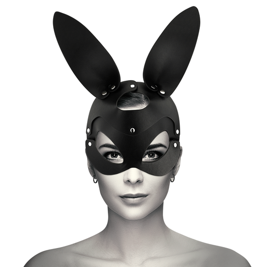 Coquette Chic Desire Vegan Leather Mask With Rabbit Ears | Niks.fi verkkokauppa