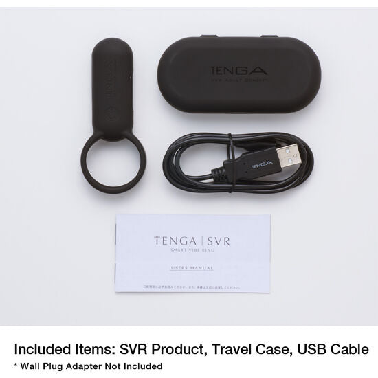Tenga Svr Smart Black Vibrator Ring | Niks.fi verkkokauppa