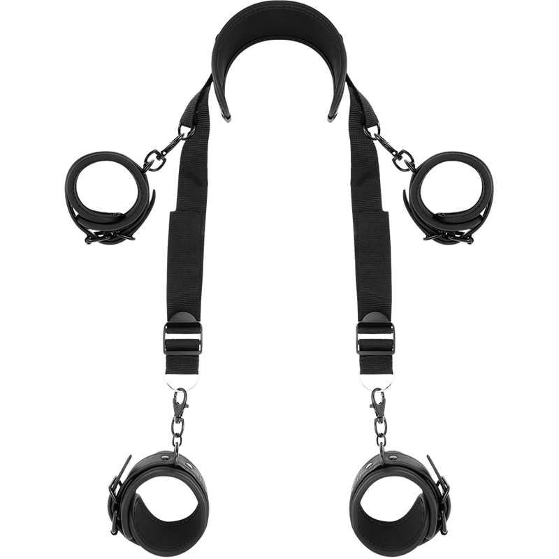 Fetish Submissive Master Position With 4 Noprene-Lined Handcuffs | Niks.fi verkkokauppa