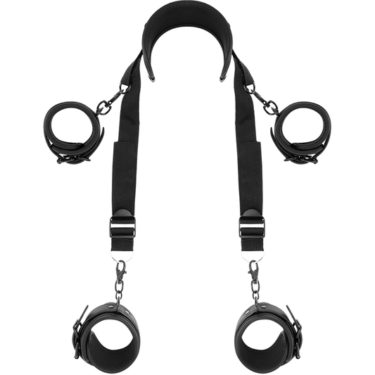 Fetish Submissive Master Position With 4 Noprene-Lined Handcuffs | Niks.fi verkkokauppa