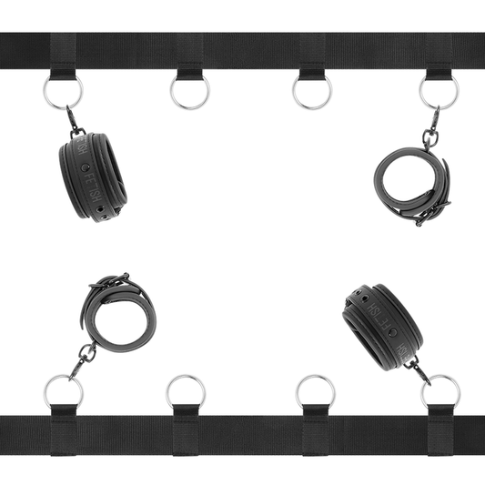 Fetish Submissive Luxury Bed Ties Set With Noprene Lining | Niks.fi verkkokauppa