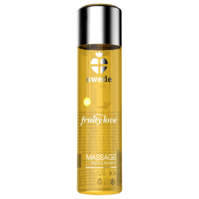 Swede Fruity Love Warming Effect Massage Oil Tropical Fruity With Honey 120 Ml. | Niks.fi verkkokauppa