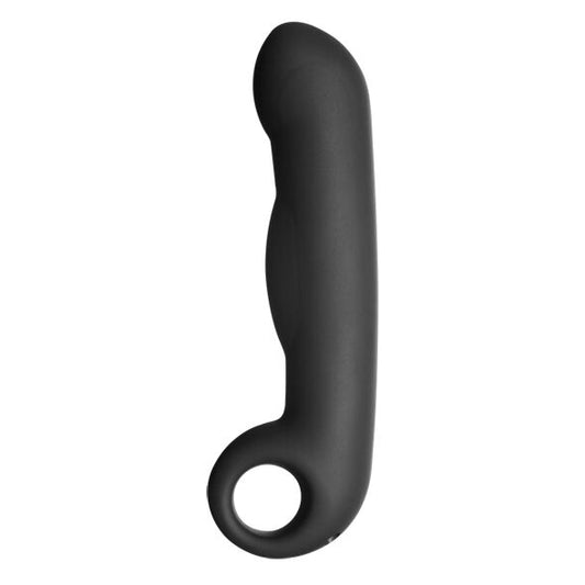 Electrastim Ovid Silicone Black Dildo | Niks.fi verkkokauppa