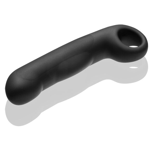 Electrastim Ovid Silicone Black Dildo | Niks.fi verkkokauppa