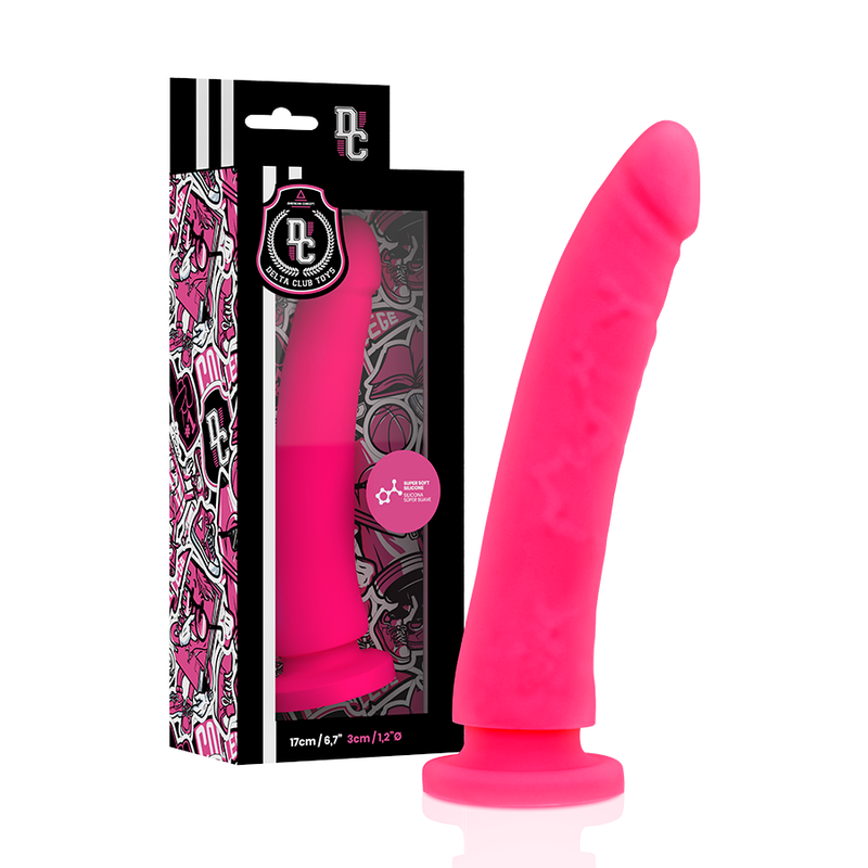 Delta Clubtoys Harness + Dong Pink Silicone 17 Cm -O3 Cm | Niks.fi verkkokauppa