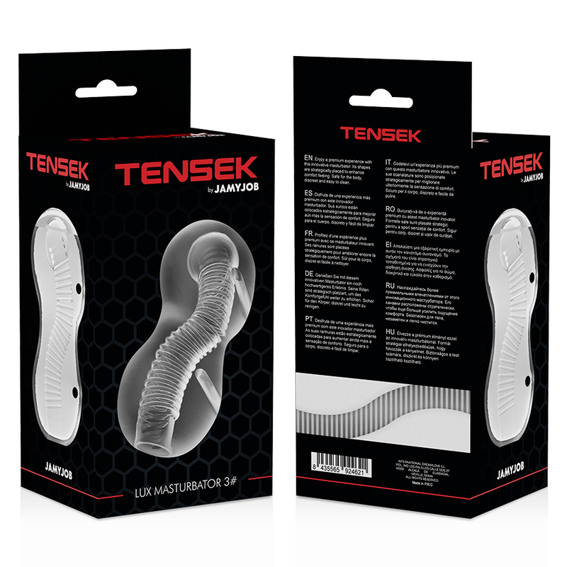 Jamyjob Extreme Tensek 3 Masturbator Clear | Niks.fi verkkokauppa