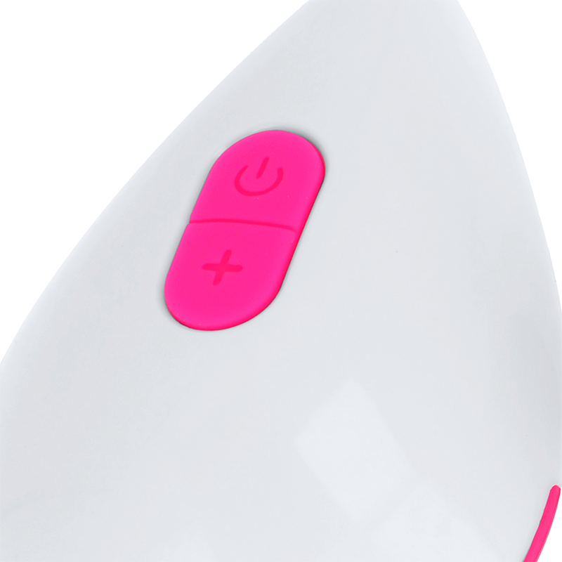 Ohmama Textured Vibrating Egg 10 Modes Pink And White | Niks.fi verkkokauppa