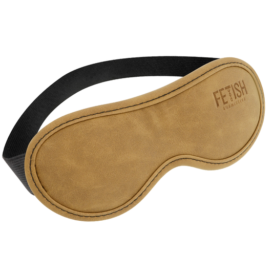 Fetish Submissive Origen Vegan Leather Mask With Neoprene Lining | Niks.fi verkkokauppa