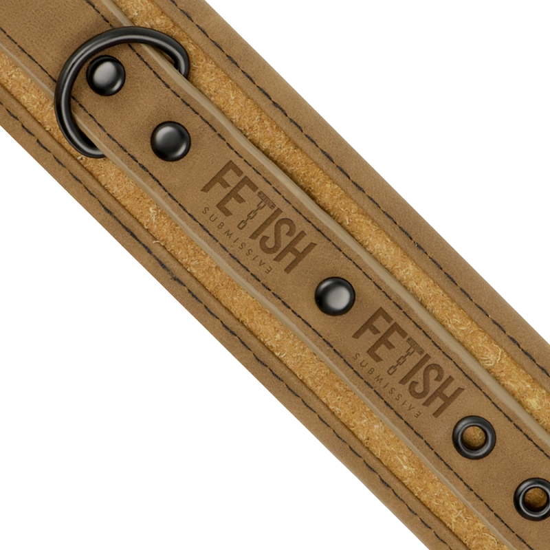Fetish Submissive Origen Vegan Leather Handcuffs With Neoprene Lining | Niks.fi verkkokauppa