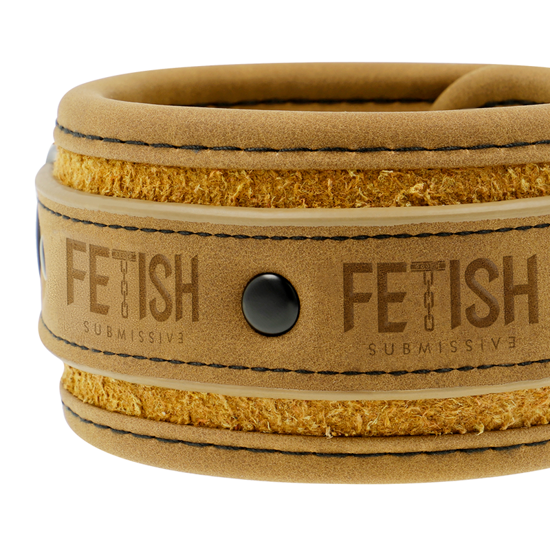 Fetish Submissive Origen Vegan Leather Handcuffs With Neoprene Lining | Niks.fi verkkokauppa