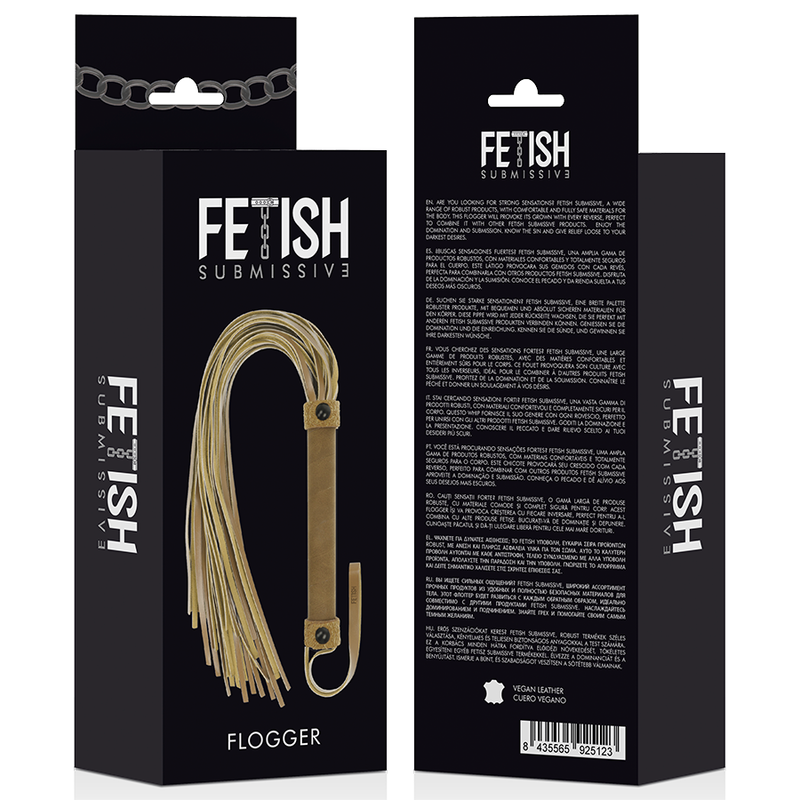 Fetish Submissive Origen Vegan Leather Whip | Niks.fi verkkokauppa