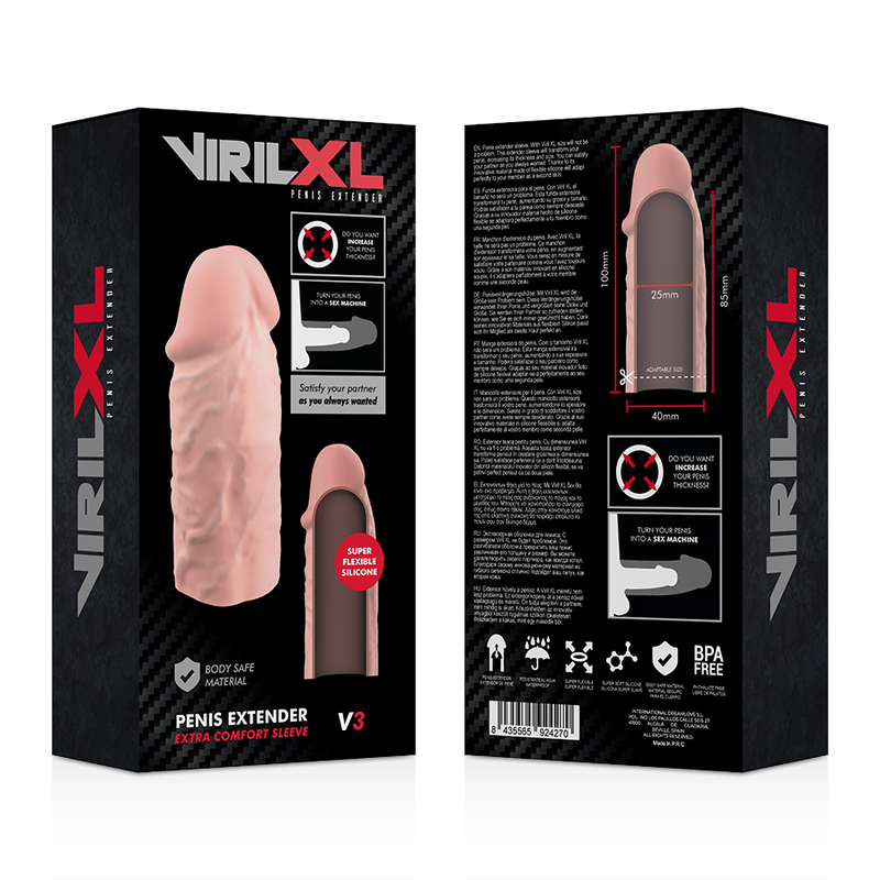 Virilxl Liquid Silicone V3 Natural Penis Extension | Niks.fi verkkokauppa